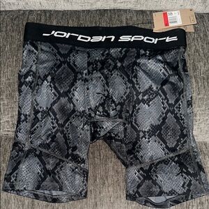 Jordan Sport Snake Print  Compression Shorts